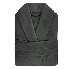 Chateau Waffle Robe Charcoal