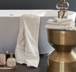 Fleurir Bath Towel Range Off White 10 Fleurir Bath Towel Range Off White -Home Furnishings bh vangoghfleurirbathtoweloffwhite3