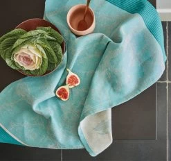 Fleurir Tea Towel Blue -Home Furnishings bhvg fleurirblueteatowel3