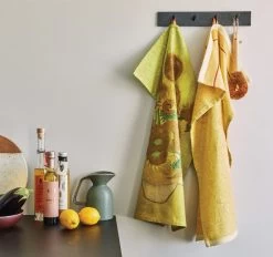 Sunflower Tea Towel Yellow -Home Furnishings bhvg sunfloweryellowteatowel4