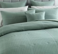 Bianca Jasper 43x43cm Filled Cushion Green -Home Furnishings bianca jaspergreenqcs4 ceaf452b ed78 411c 91a5 341403747dc7