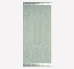 Camilla Palm Jacquard 620GSM Bath Towel Range Mint -Home Furnishings camilla palmjacquardmintbs