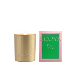 Festive Holliday Collection Goldie 105g Mini Candle Fresh Pine