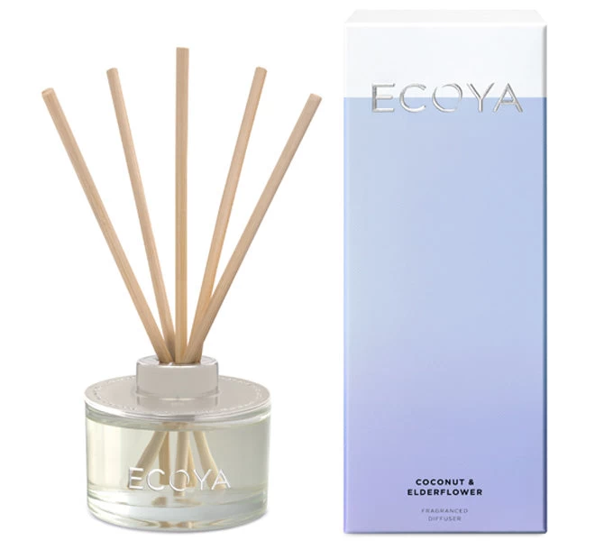 Mini Reed Diffuser 50ml Coconut And Elderflower 3 Mini Reed Diffuser 50ml Coconut And Elderflower