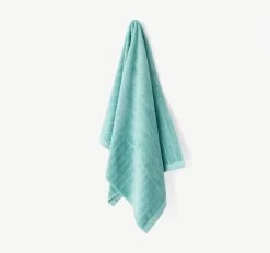 ESPRIT Isle 800GSM Cotton Bath Mat Aqua -Home Furnishings esprit isleaquabathtowels3