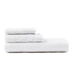 Ikeda 550GSM Cotton Bath Towel Range White