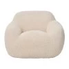 Boucle Cozy Chair Range Cream -Home Furnishings iamfake bouclecreamcozychair