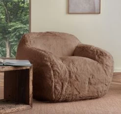 Faux Fur Cozy Chair Range Taupe 8 Faux Fur Cozy Chair Range Taupe -Home Furnishings iamfake fauxfurtaupecozychair4