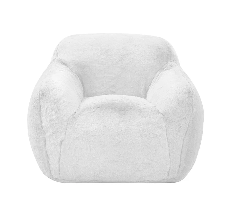 Faux Fur Cozy Chair Range White 3 Faux Fur Cozy Chair Range White