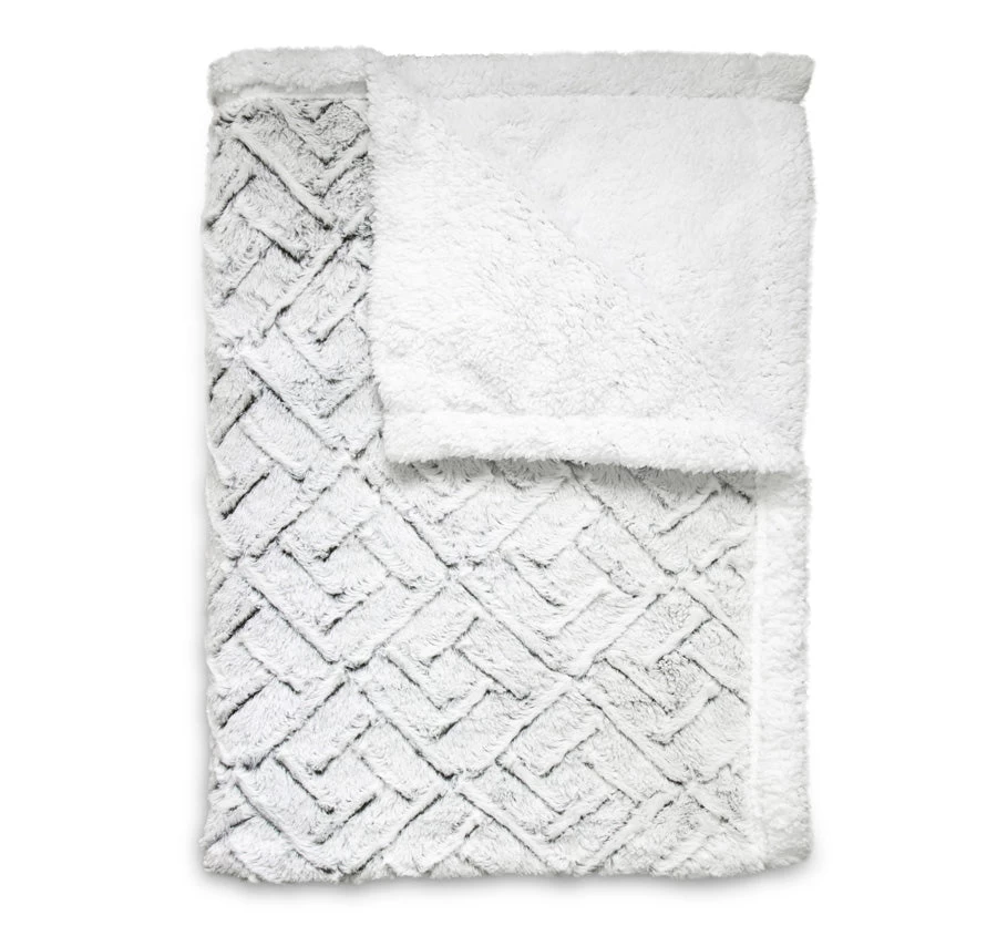 Snowfall 130x180cm Hooded Blanket Snow 8 Snowfall 130x180cm Hooded Blanket Snow - Image 6