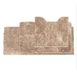 Super Plush Non-Slip Bath Mat Range Mink