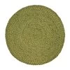 Madden 35x35cm Round 4 Piece Placemat Set Bayleaf -Home Furnishings jelliot maddenjutebayleaf35x35rndplacemat4pk