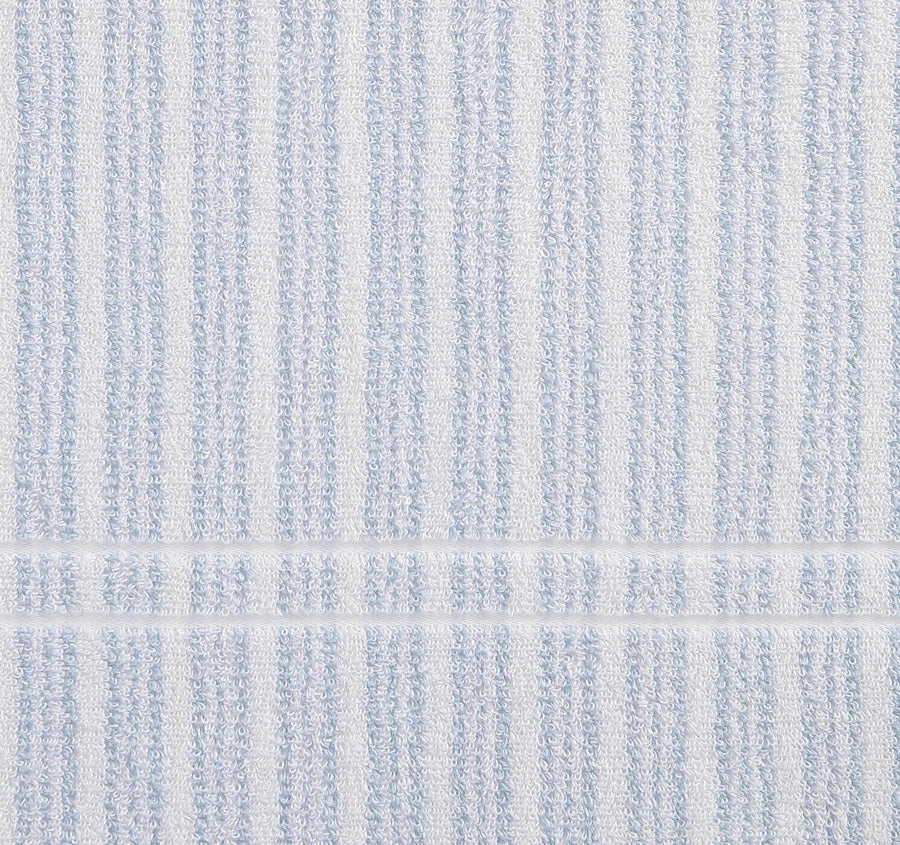 Laura Ashley Sienna 6 Piece Cotton Towel Set Blue Cashmere And Snow 4 Laura Ashley Sienna 6 Piece Cotton Towel Set Blue Cashmere And Snow - Image 2