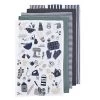 Bake It Repose 5pk Tea Towel Navy -Home Furnishings ladelle bakeitrepose5pkttnavy