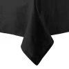 Base Linen Look Cotton Tablecloth Range Black -Home Furnishings ladelle baselinenlooktcblack