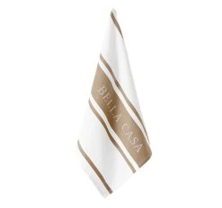 Bella Casa Egyptian Cotton Tea Towel Latte