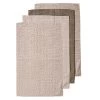 Benson Microfibre 4pk Tea Towel Taupe -Home Furnishings ladelle bensonmicrofibre4pktttaupe