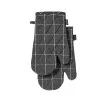 Eco Check 2 Pack Oven Mitt Charcoal 1 Eco Check 2 Pack Oven Mitt Charcoal -Home Furnishings ladelle ecocheckcharcoalovenmitt2pk