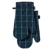 Eco Check 2 Pack Oven Mitt Navy -Home Furnishings ladelle ecochecknavy2pkovenmitt