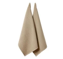 Eco Recycled Tea Towel 2 Pack Taupe