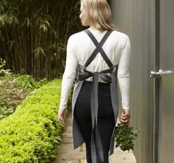 Eco Recycled Apron Charcoal -Home Furnishings ladelle ecorecycledaproncharcoal4