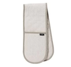 Eco Recycled Double Oven Mitt Natural