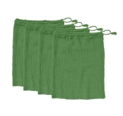 Eco Recycled Mesh Bag Set Green