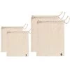 Eco Recycled Fabric Bag Set Natural -Home Furnishings ladelle ecorecyclednaturalfabricbagset