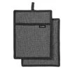 Eco Recycled Pot Holder 2 Pack Charcoal -Home Furnishings ladelle ecorecycledphcharcoal