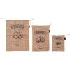 Jute Produce Bag Set Assorted -Home Furnishings ladelle juteassortedproducebagset