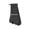 Professional Series III Plain Double Oven Mitt Black -Home Furnishings ladelle profseriesiiiplainblackdoubleovenmitt