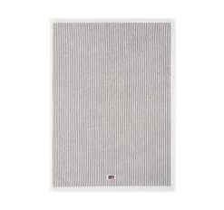 Lexington Original Striped 600GSM Cotton Bath Towel Range White And Grey -Home Furnishings lex originalstripewhitegreytwl3