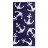 Anchor 80x160cm Beach Towel Navy -Home Furnishings lhl anchornavy80x160beachtwl 352a5b66 e368 49cd 869b 46442e796797