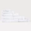 Aria 800GSM Bamboo Cotton Bath Mat White