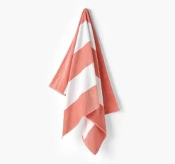 Cabana Beach 80x160cm Beach Towel Peach -Home Furnishings lhl cabanabeachpeach80x160beachtwl2