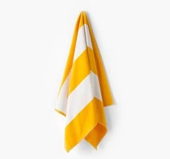 Cabana Beach 80x160cm Beach Towel Yellow -Home Furnishings lhl cabanabeachyellow80x160beachtwl2 fd603cc5 61c0 4fcc a9f3 6a13e1767e42