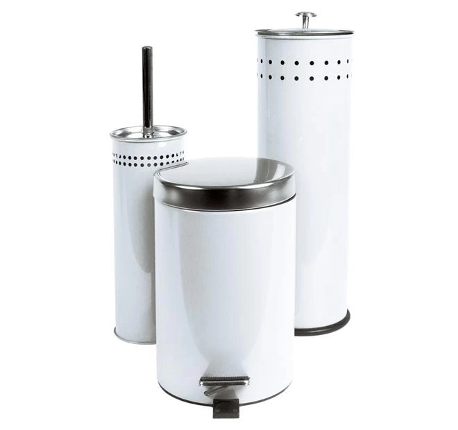Coated Stainless Steel Bathroom Accessories Range White 3 Coated Stainless Steel Bathroom Accessories Range White