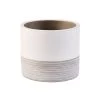 Edge 13cm Planter Pot White -Home Furnishings lhl edgewhite13cmpot