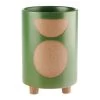 Elm 20cm Planter Pot Green