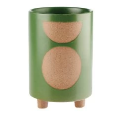 Elm 20cm Planter Pot Green