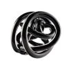 Glass Knots 12cm Décor Black -Home Furnishings lhl glassknotblack12cmdecor