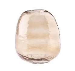 Globe 21cm Vase Caramel