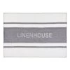 Linen House Logo Tea Towel Ash -Home Furnishings lhl logoashtt