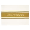 Linen House Logo Tea Towel Chartreuse -Home Furnishings lhl logochartreusett