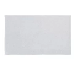 Nara 800GSM Bamboo Cotton Bath Mat White