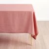 Nimes Linen Square Tablecloth Rosette -Home Furnishings lhl nimesrosettesquaretblclth