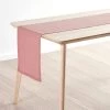 Nimes Linen 35x180cm Table Runner Rosette -Home Furnishings lhl nimesrosettetblr