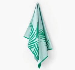 Palms 80x160cm Beach Towel Green -Home Furnishings lhl palmsgreen80x160beachtwl2