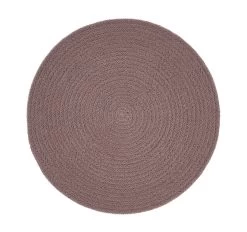 Plait 38cm Round Placemat Dusk