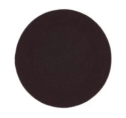 Plait 38cm Round Placemat Espresso